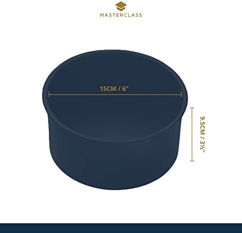 MasterClass Antiaderente Tino da Torta Alto con Base Rimovibile, 15 cm (6") - Grigio