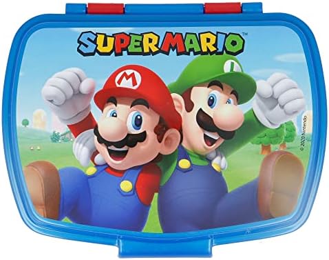  Super Mario Decorated Baby Food Container per l'Infanzia - Saula Lunch Box e Box Cibo da Principianti - 125ml
| Super M